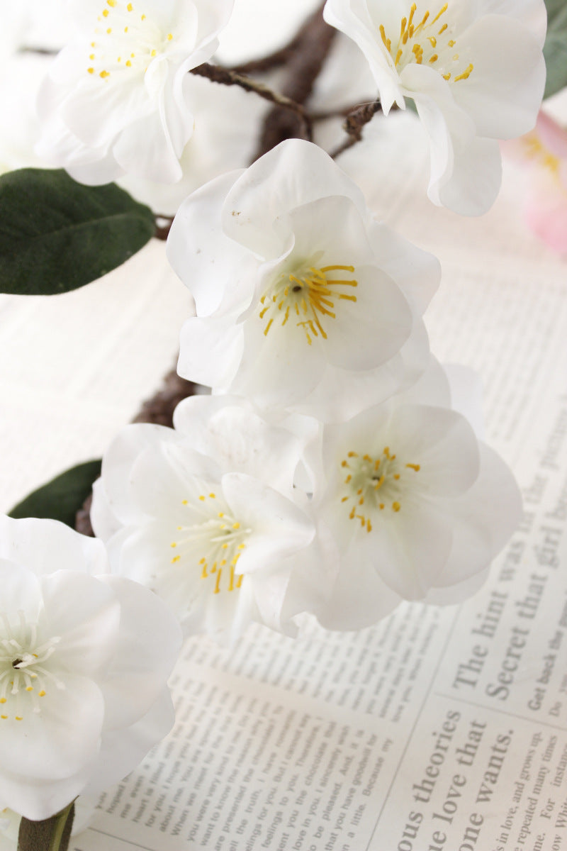 Artificial Japanese Cherry Blossoms-home accent-wanahavit-White-wanahavit