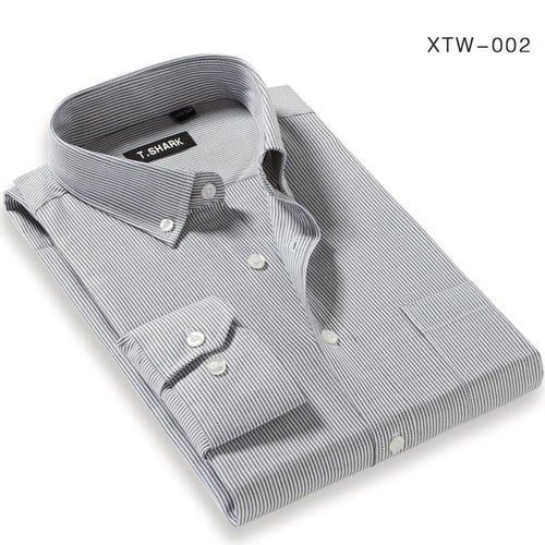 Load image into Gallery viewer, High Quality StripeLong Sleeve Shirt #XTWXX-men-wanahavit-XTW002-S-wanahavit
