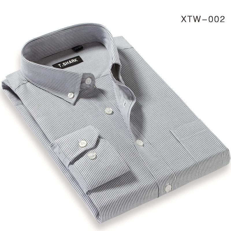 High Quality StripeLong Sleeve Shirt #XTWXX-men-wanahavit-XTW002-S-wanahavit