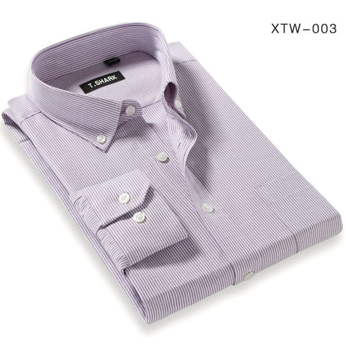 Load image into Gallery viewer, High Quality StripeLong Sleeve Shirt #XTWXX-men-wanahavit-XTW003-S-wanahavit
