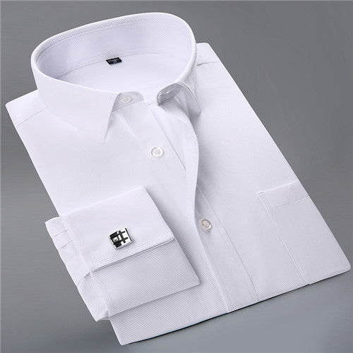 High Quality Solid Long Sleeve Shirt #FSXX for men - wanahavit