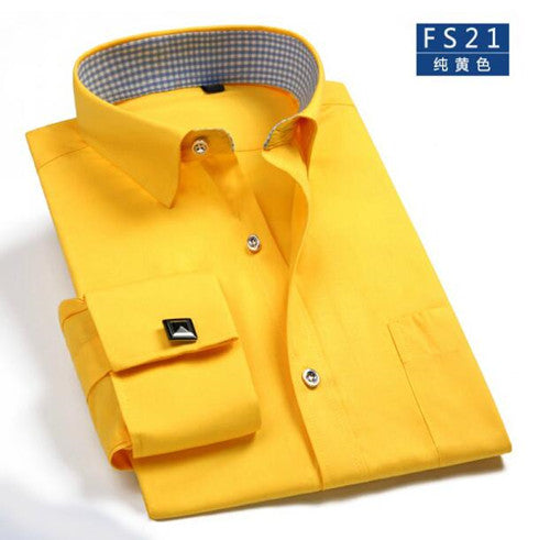 High Quality Solid Long Sleeve Shirt #FSXX-men-wanahavit-FS21-S-wanahavit