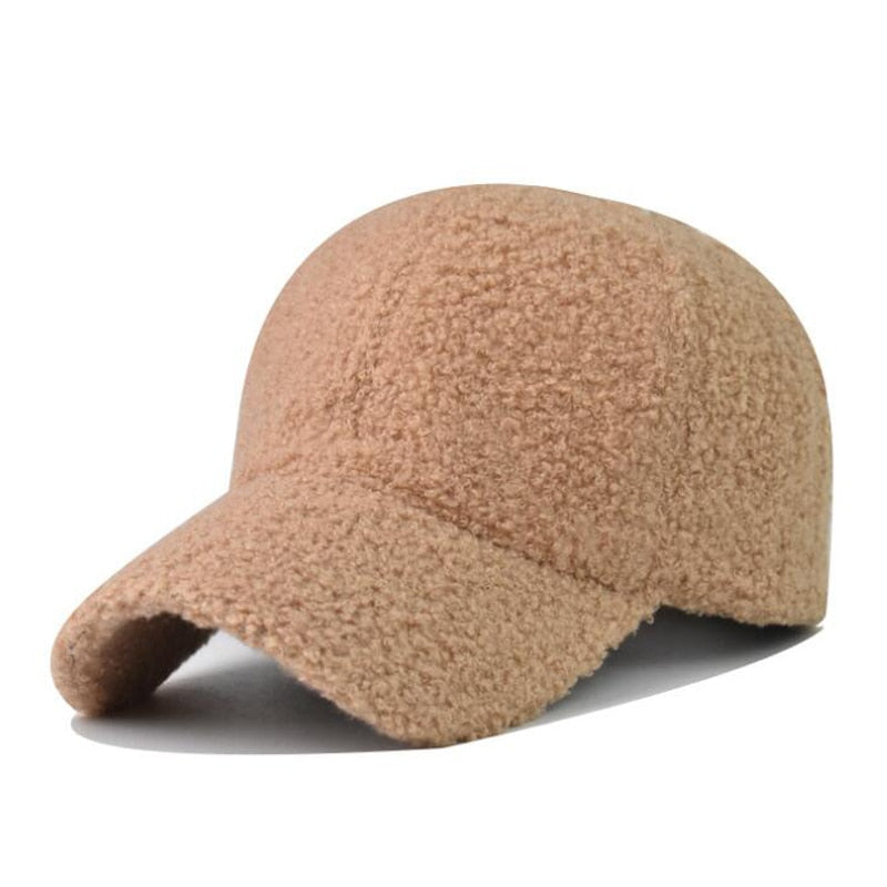 Winter spring thick plush Korean fashion Baseball Cap Spring Autumn Summer leisure Sunshade Autdoor Cap for Men and Women