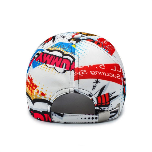 Load image into Gallery viewer, Hip Hop Graffiti Baseball Cap Men Women Street Dance Fashion Snapback Hat Print Hiphop Adjustable Kpop Hats Gorras
