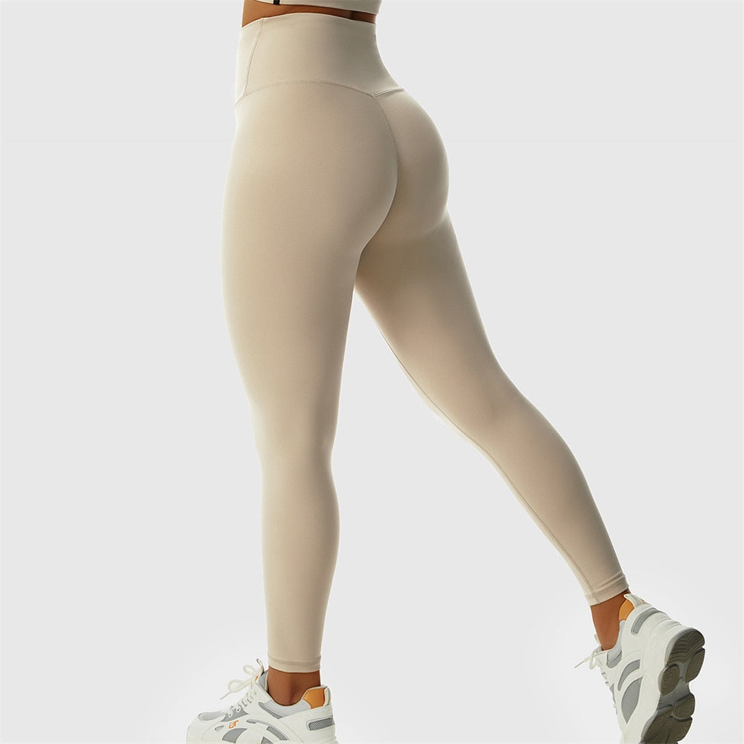 S - XL Sexy Yoga Pants High Waist Leggings Women Fitness Tight Seamless Leggings For Women Gym Sport Elastic Pants Female A087P