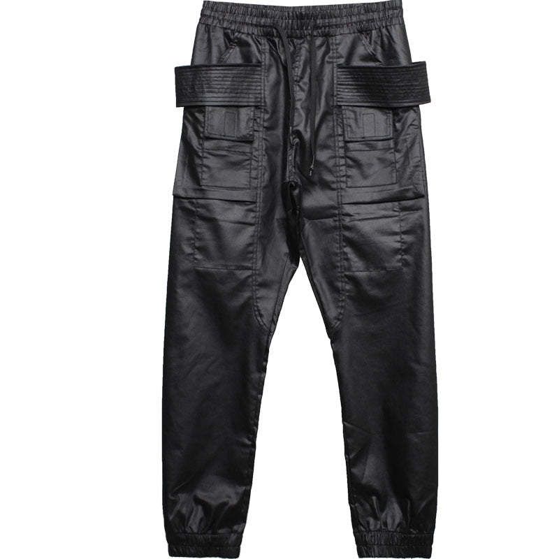 Tactical Functional Cargo Pants Men Hip Hop Waterproof Motorcycle Joggers Trousers Pant Techwear WB604