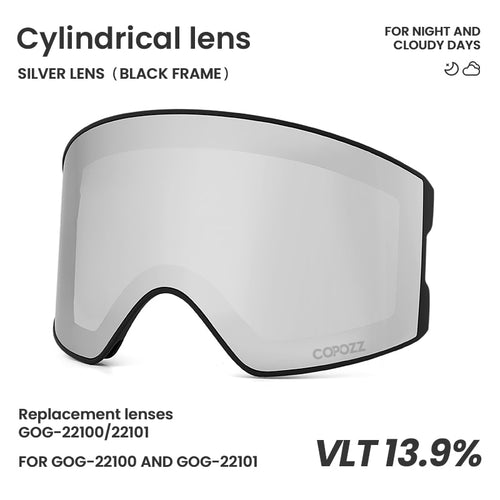 Load image into Gallery viewer, 22101 and 22100 Ski Goggles Magnetic Replacement Lenses Spherical lens and Cylindrical lens
