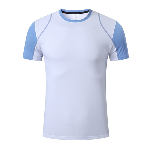 Load image into Gallery viewer, Quick Dry Men Running Round Neck Short Sleeve T-shirt Fitness Sports Top Gym Training Shirt Breathable Jogging Casual Sportswear
