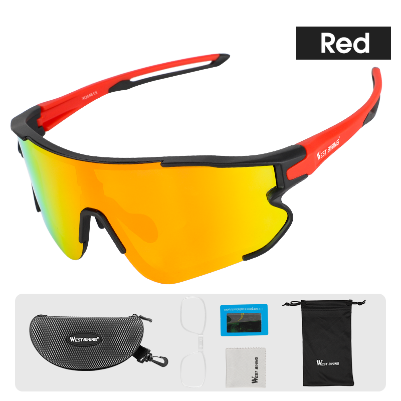 Polarized Cycling Glasses Outdoor Sport Sunglasses MTB Mountain Bicycle Eyewear UV400 Protection Cycling Goggles
