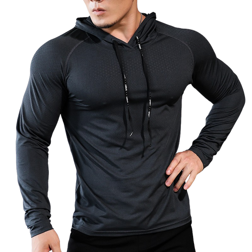 Load image into Gallery viewer, Mens Fitness Tracksuit Running Sport Hoodie Gym Joggers Hooded Outdoor Workout Athletic Clothing Muscle Training Sweatshirt Tops
