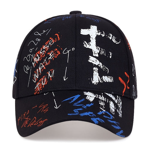 Load image into Gallery viewer, Graffiti print Baseball Cap Men Women Hip Hop Hat summer sun Hats cotton snapback Hats sports Leisure Caps golf caps gorras
