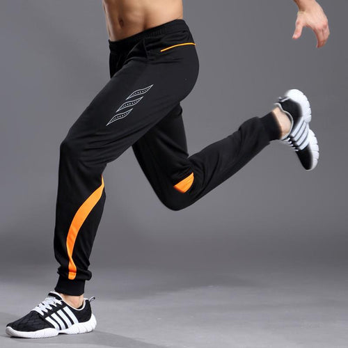 Load image into Gallery viewer, Men Running Sports Pants Zipper Football Training Joggings Sweatpants Basketball Soccer Trousers Workout Sweatpant
