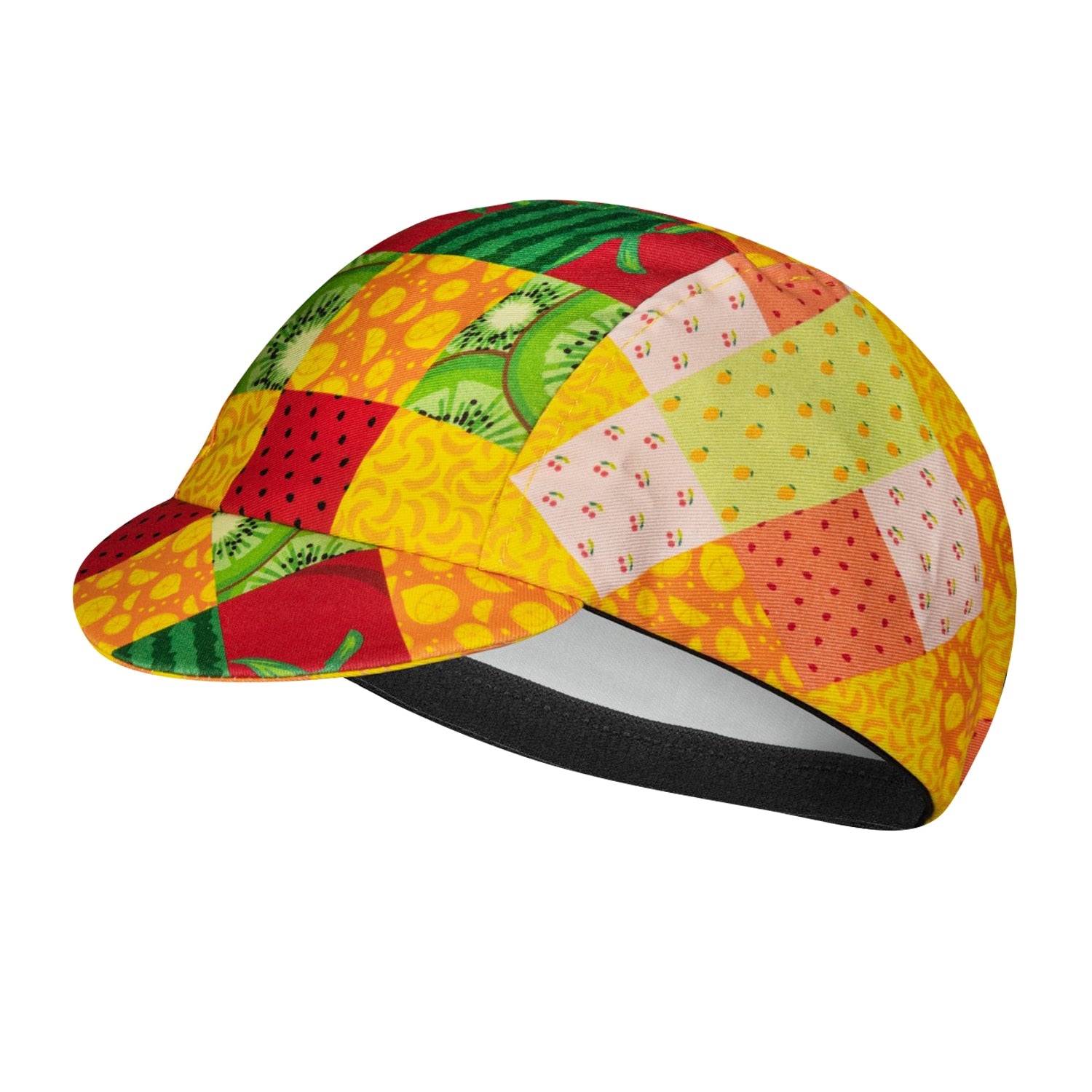 Plant Fruit Factory Theme Print Polyester Quick Dry Road Bike Cycling Cap Summer Cool Breathable Balaclava