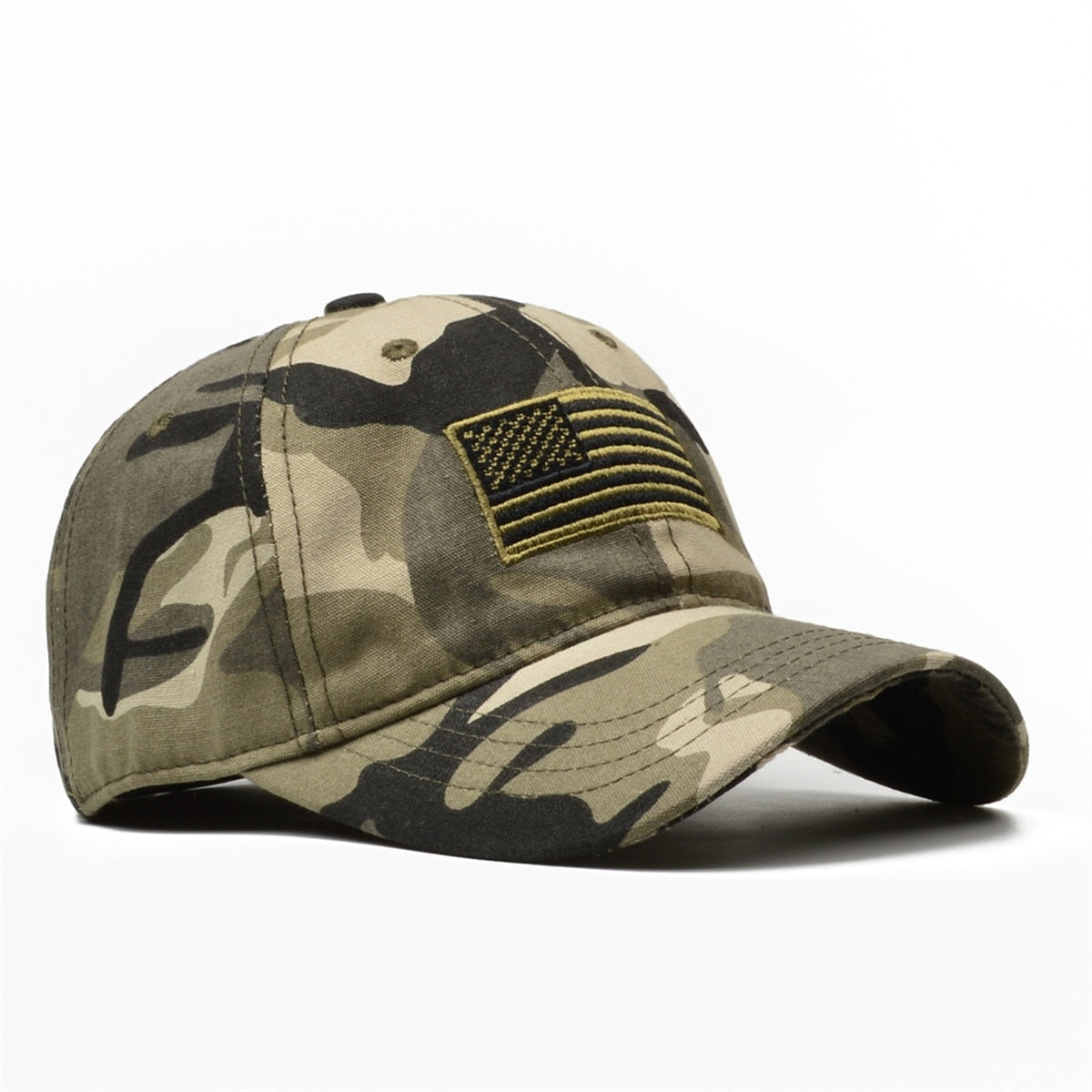 Camouflage Men's Caps Outdoor Military Women's Baseball Cap Flag Camo Army Hat Snapback Adjustable Gorras Hombre