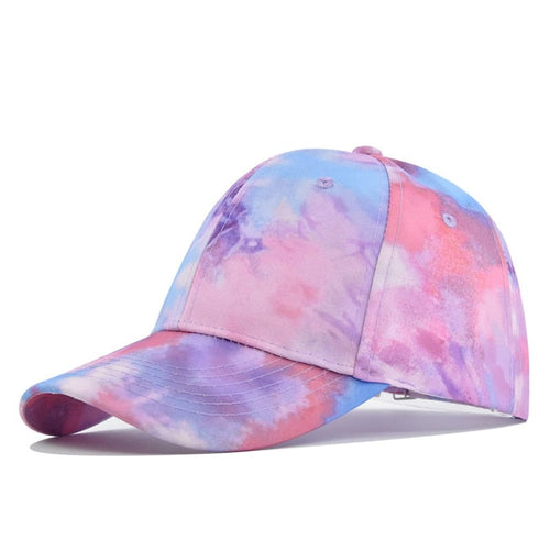 Load image into Gallery viewer, Baseball Cap New Spring Sunhat Tie-dyed Colorful Men Women Unisex-Teens Cotton Snapback Caps Vintage Hip Hop Summer Hat
