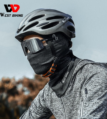 Winter Fleece Cycling Cap Warm Windproof Balaclava Men Women Sport Scarf Ski Bicycle Motorcycle Running Neck Warmer