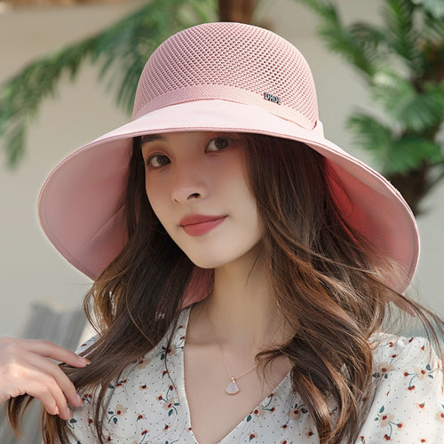 Load image into Gallery viewer, Summer Hats For Women Fashion Hollow Straw Hat  Bow Design Sun Hat Travel Beach Sun Cap
