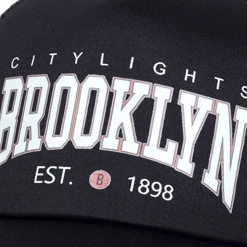 Brooklyn Women's Cap For Male Men's Baseball Cap Top Kpop Sports truck caap hats