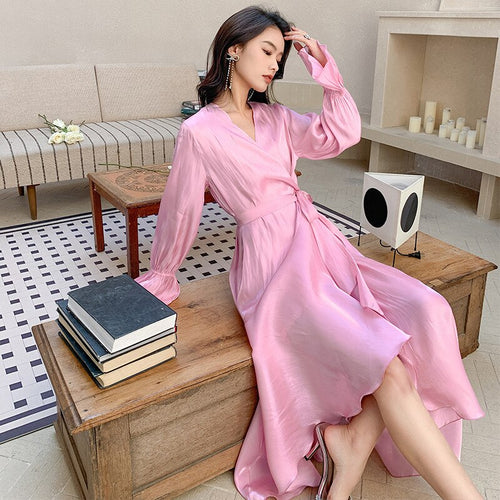 Load image into Gallery viewer, French Dress Luxury Colored Glaze Pearly-lustre Night-robe Women&#39;s Summer Wedding Holiday Morning Gown Home Clothes
