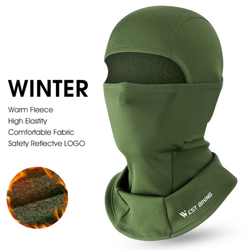 Load image into Gallery viewer, Winter Fleece Cycling Face Mask Bike Cap Windproof Men Women Sport Scarf Balaclava Ski Bicycle Motorcycle Running Neck Warmer
