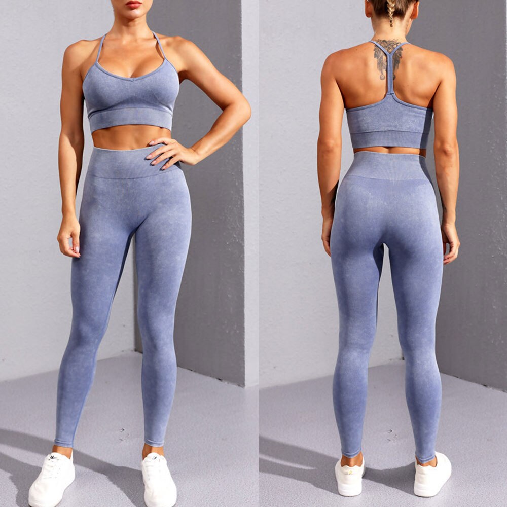 1/2 Pieces Yoga Set Fitness Sports Bra Leggings Gym Set Women Zipper Crop Top Workout Clothes for Women Outfits  Active Wear