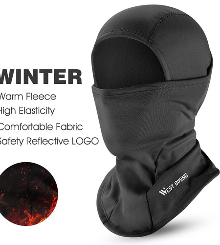 Winter Fleece Cycling Cap Hat Windproof Men Women Sport Scarf Balaclava Ski Bicycle Motorcycle Running Neck Warmer