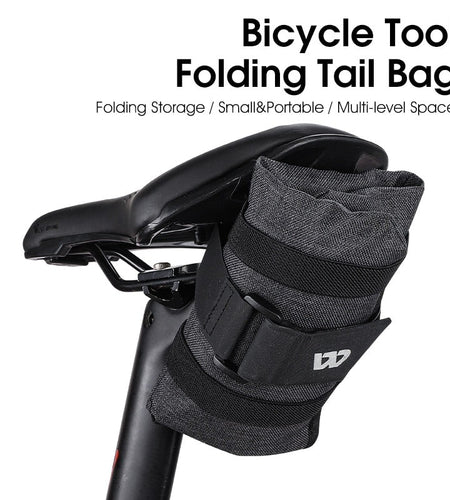 Portable Bicycle Tool Kit Storage Bag Durable Top Tube Frame Saddle Bag MTB Road Burrito Pack Cycling Accessories
