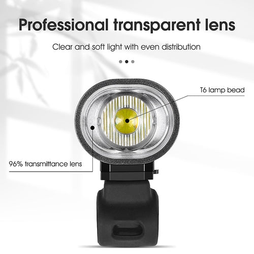 Load image into Gallery viewer, Rainproof Bike Light Front Lamp USB Rechargeable MTB Road Bicycle Cycling Headlight LED Flashlight Bike Accessories
