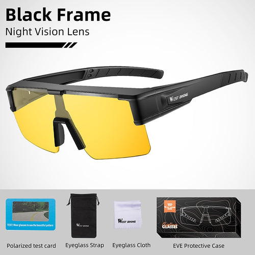 Load image into Gallery viewer, Myopic Polarized Square Sunglasses Men Photochromic Cycling Glasses Night Driving Fishing Eyewear Bicycle Goggles
