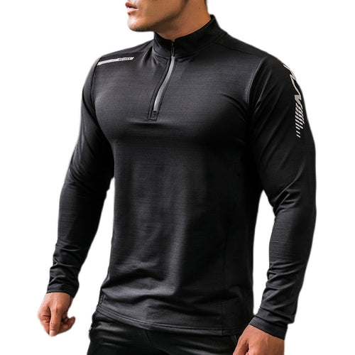 Load image into Gallery viewer, Dry Fit Compression Sport Shirt Men Rashgard Fitness Long Sleeves Running Sweatshirt Gym T-shirt Football Jersey Sportswear
