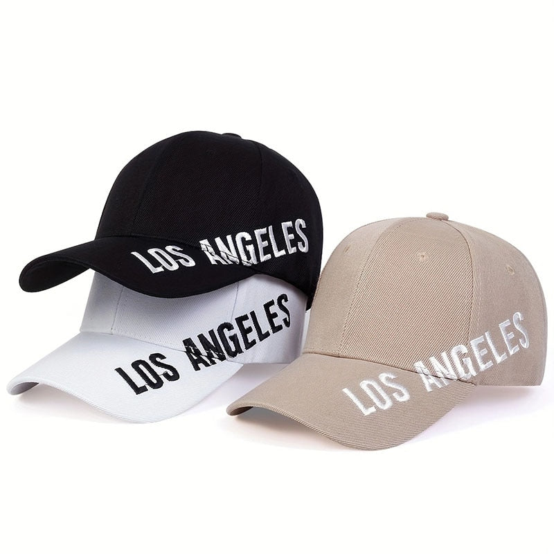 Los Angeles Hip Hop Cap cotton adjustable snapback hat for adult wild baseball Caps summer outdoor casual Sun Hats trucker caps