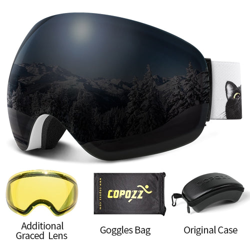 Load image into Gallery viewer, Ski Goggles UV400 Protection Ski Mask Men Women Anti-Fog Big Face Skiing Glasses Outdoor Sport Snowboard Skiing Eyewear
