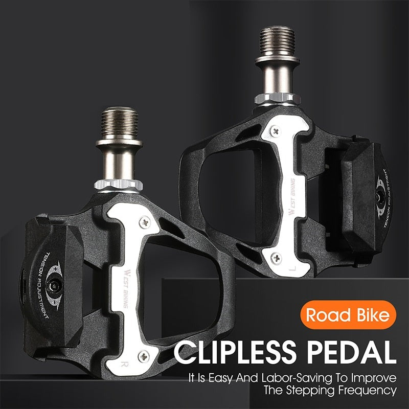 Professional SPD-SL Cycling Road Bike Self-locking Pedals Ultralight 2 Sealed Bearing Bicycle Pedal Bike Part Accessories
