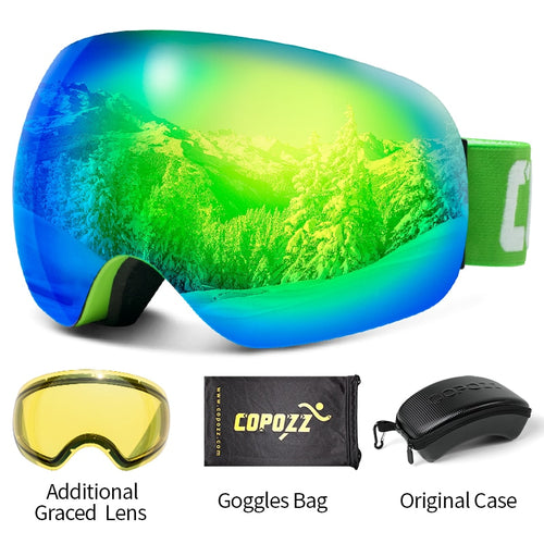 Load image into Gallery viewer, Ski Goggles UV400 Protection Ski Mask Men Women Anti-Fog Big Face Skiing Glasses Outdoor Sport Snowboard Skiing Eyewear
