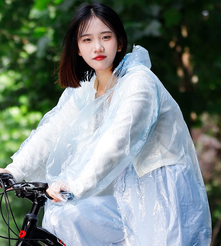 Disposable Waterproof Cycling Raincoat Portable Men Women Outdoor Emergency Raincoat MTB Road Electric Bicycle Coat