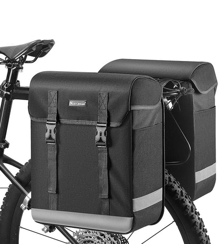 33L Large Capacity Cycling Pannier Double Side Bike Trunk Bag MTB Road Bicycle Travel Luggage Carrier Pack Bag