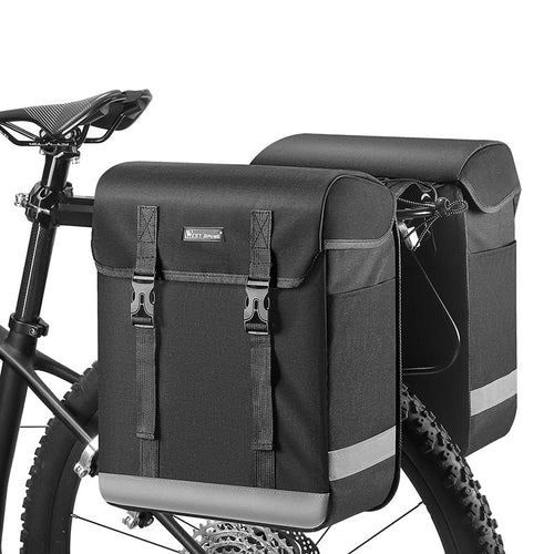 Load image into Gallery viewer, 33L Large Capacity Cycling Pannier Double Side Bike Trunk Bag MTB Road Bicycle Travel Luggage Carrier Pack Bag
