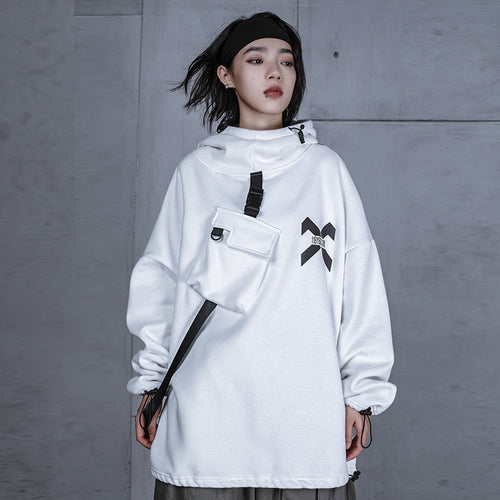 Load image into Gallery viewer, Harajuku Women Hoodie Autumn Hip Hop Streetwear Hoodies Sweatshirts Astronaut Cotton Tops Pullovers Techwear
