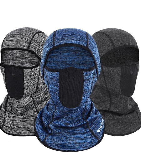 Winter Cycling Balaclava Motorcycle Helmet Liner Fleece Hat Ski Mask Full Face Hood For Hiking Hunting Sports Caps