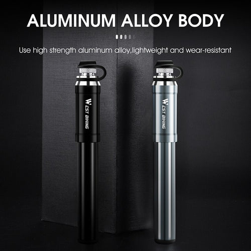 Load image into Gallery viewer, Portable Bicycle Pump High Pressure With Hose MTB Mountain Road Bike Schrader Presta Valve Alloy Cycling Inflator
