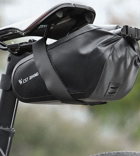 Waterproof Bicycle Saddle Bag MTB Road Bike Shockproof Cycling Tools Pannier Seatpost Basket Bag Bike Accessories