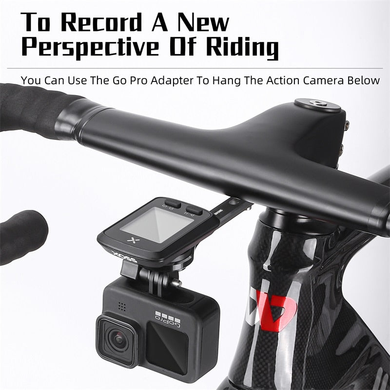 Racing Bicycle Handlebars Centered Computer Holder GPS Bike Support Cycling Flashlight Gopro Mount Extension