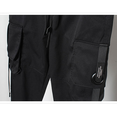 Load image into Gallery viewer, Hip Hop Harem Pants 2022 Autumn Tactical Multi-pocket Joggers Trousers for Men Elastic Waist Fashion Pant Streetwear Men
