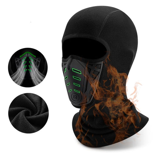 Load image into Gallery viewer, Full Face Scarf Winter Thermal Bike Head Fleece Hat Warmer Windproof Balaclava Breathable Cycling Mask Bicycle Headwear
