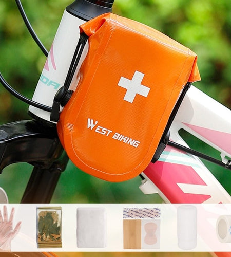 First Aid Kit Bicycle Bag Emergency Medical Supplies Outdoor Cycling Camping Hiking Home Travel Waterproof Bike Front Saddle Bag