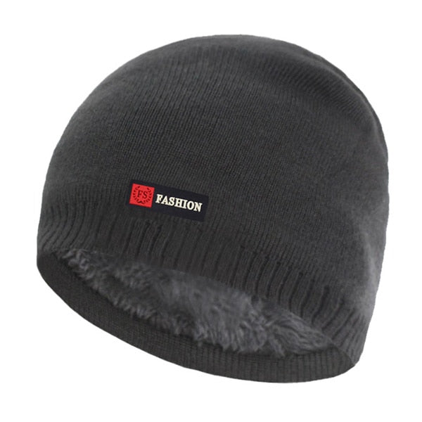 Brand Men Winter Knitted Hat Beanie Women Winter Hats For Men Cap шапка Skullies Beaines Soft Thick Warm Fur Bonnet Male Cap Hat