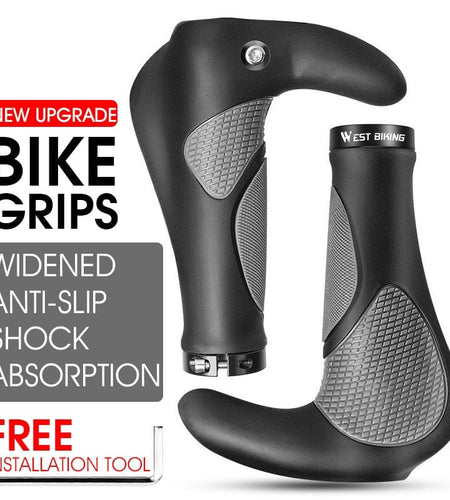 Bicycle Handlebar Grips Ergonomic Handle End Grips Comfort Lock-on Handle Cover For Mountain Bike BMX MTB Cycling