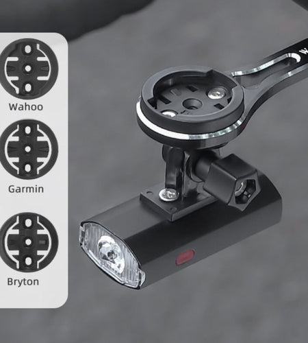 Racing Bicycle Handlebars Centered Computer Holder GPS Bike Support Cycling Flashlight Gopro Mount Extension