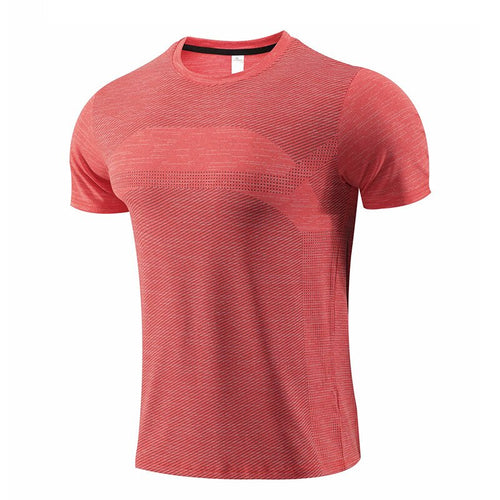 Load image into Gallery viewer, Dry Fit Men Running T-shirt Gym Sport Male Jogging Sweatshirt Homme Athletic Shirt Workout Fitness Clothing Short Sleeve Tops
