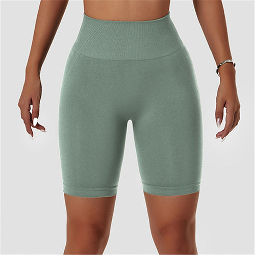 Load image into Gallery viewer, S - XL 11 Colors Yoga Shorts Gym Sport Shorts Butt Lift High Waist Shorts For Women Breathable Fitness Seamless Sportwear A091S
